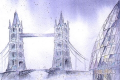 Tower Bridge und City Hall London / England