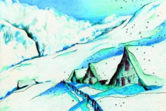 Schweiz / Avers / Graubünden im Winter