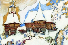 Finnland / Alte Holzkirche / Petäjävesi im Winter