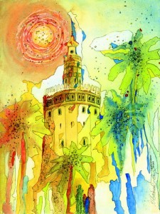 Spanien / Goldener Turm / Sevilla / Andalusien